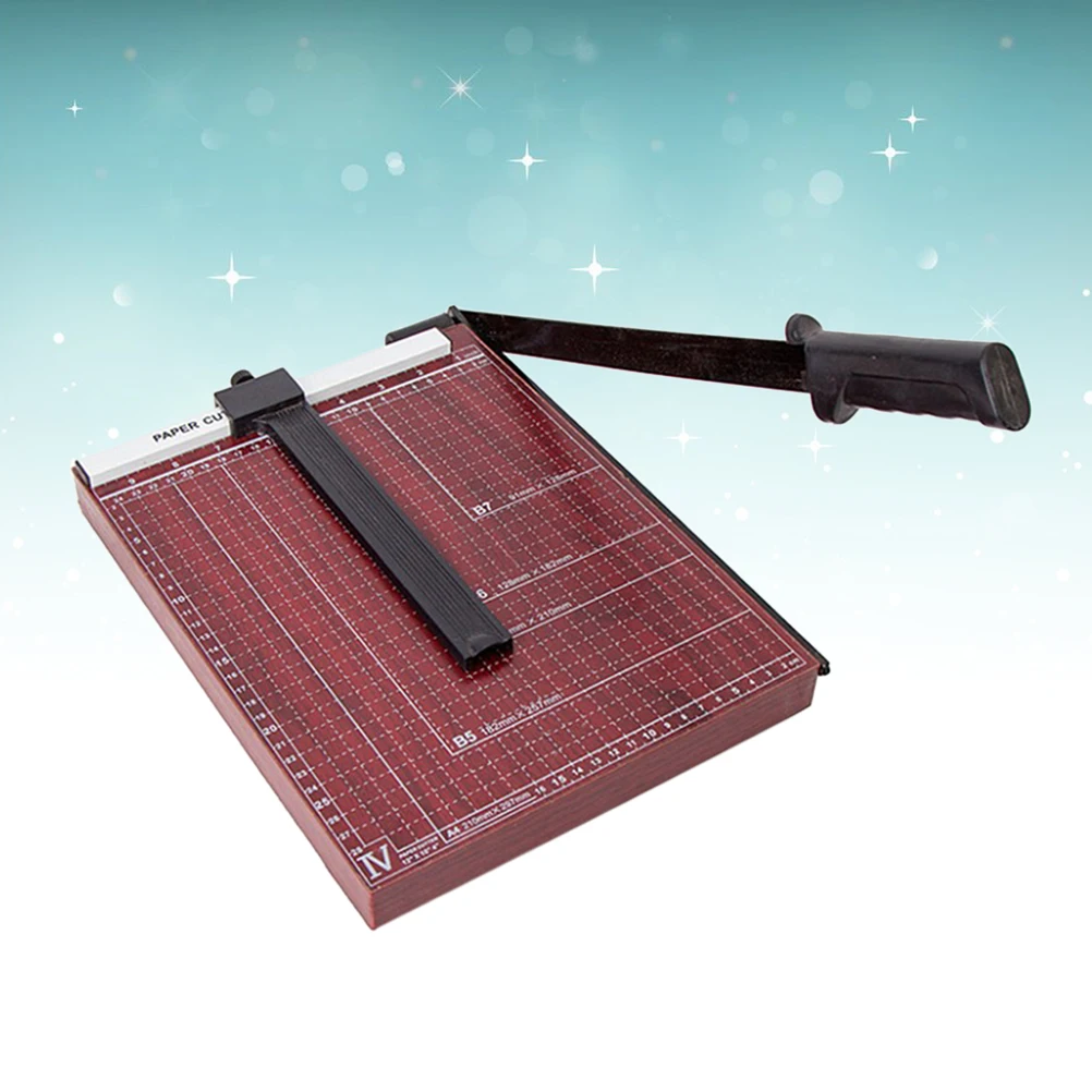 ماكينة قطع الورق مقصلة الصور مقاس A4، قاعدة شبكية شديدة التحمل، ماكينة تشذيب الورق القابلة للتعديل للاستخدام الاحترافي للمكتب المنزلي #3