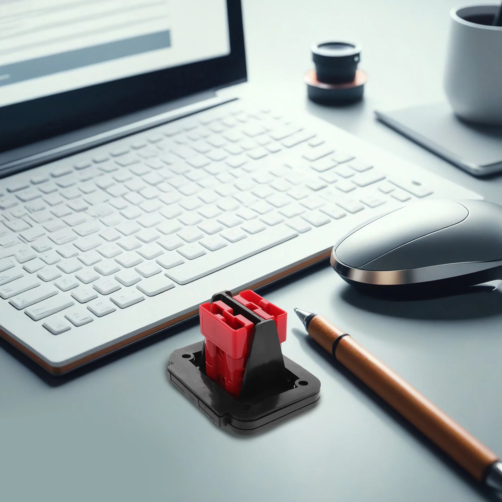 

High Power Capacity Flush Mount Connector 50A Quick Disconnect Dust Cover Protected Sturdy Wear Resistant Energy Storage