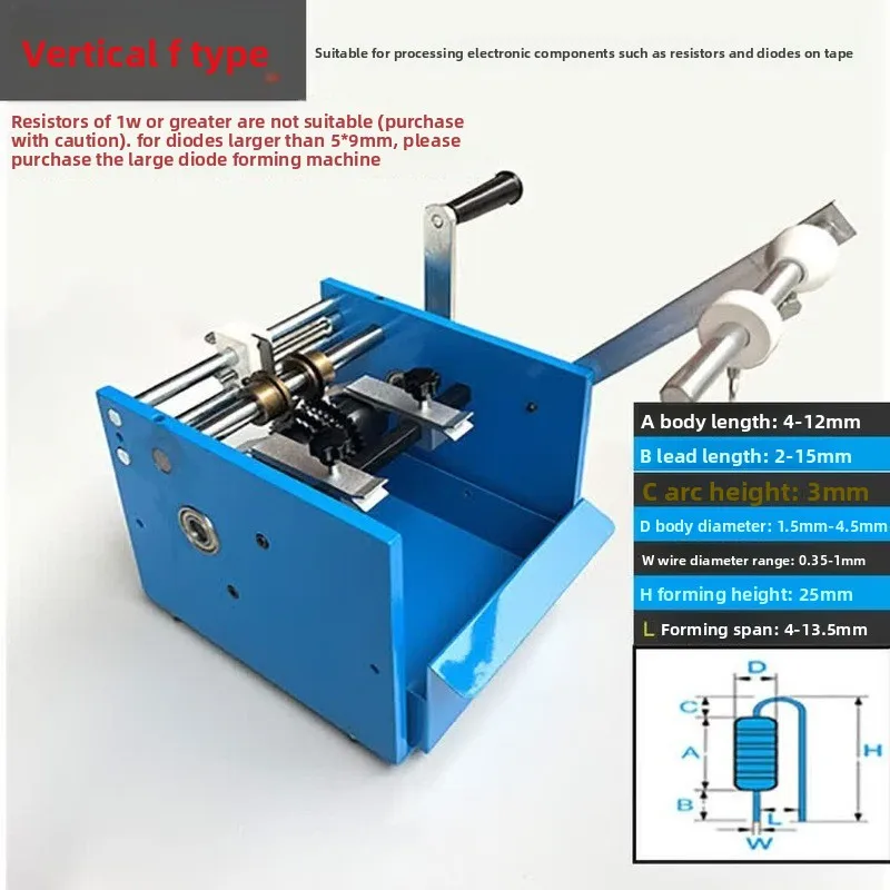 Bulk Taping Dual-purpose Diode Forming U Horizontal F-Type Vertical Electric Resistor
