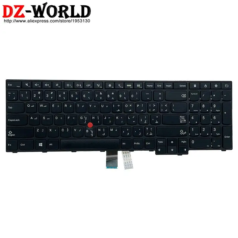 Imagem -04 - Ara us tw Tuf th no bg Sws cz Teclado Árabe Suíço Tailandês Russo Espanhol para Lenovo Thinkpad E550 c E555 E560 E565 Laptop sp ru