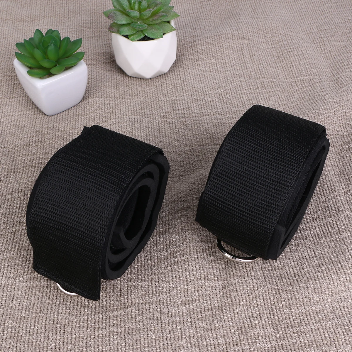 Correas de tobillo duraderas para rizos de piernas, sistemas de cables para abductores de cadera, entrenadores de resistencia, entrenador funcional maximiza el glúteos, 2 uds.