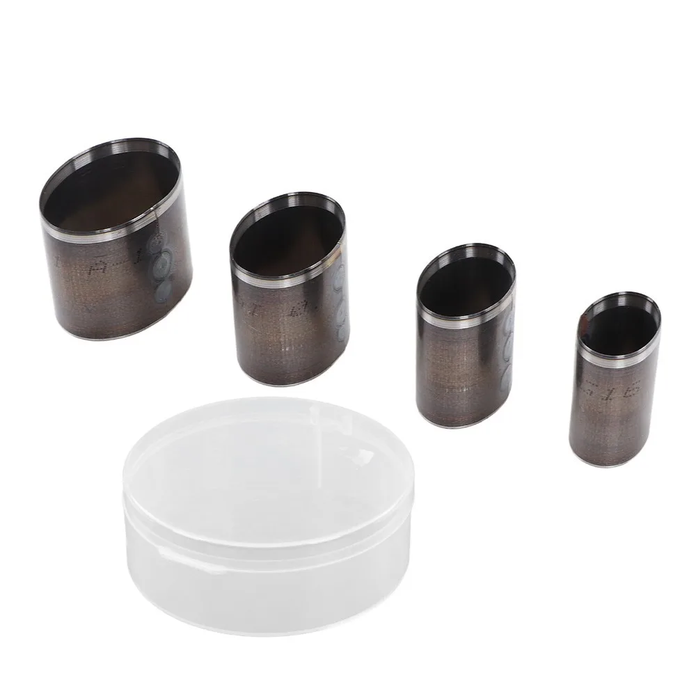 

4PCS Durable Hollow Leather Cutting Dies Oval Storage Box Oval Hole Punch Hole Puncher Tool Kit For DIY Leather Craft