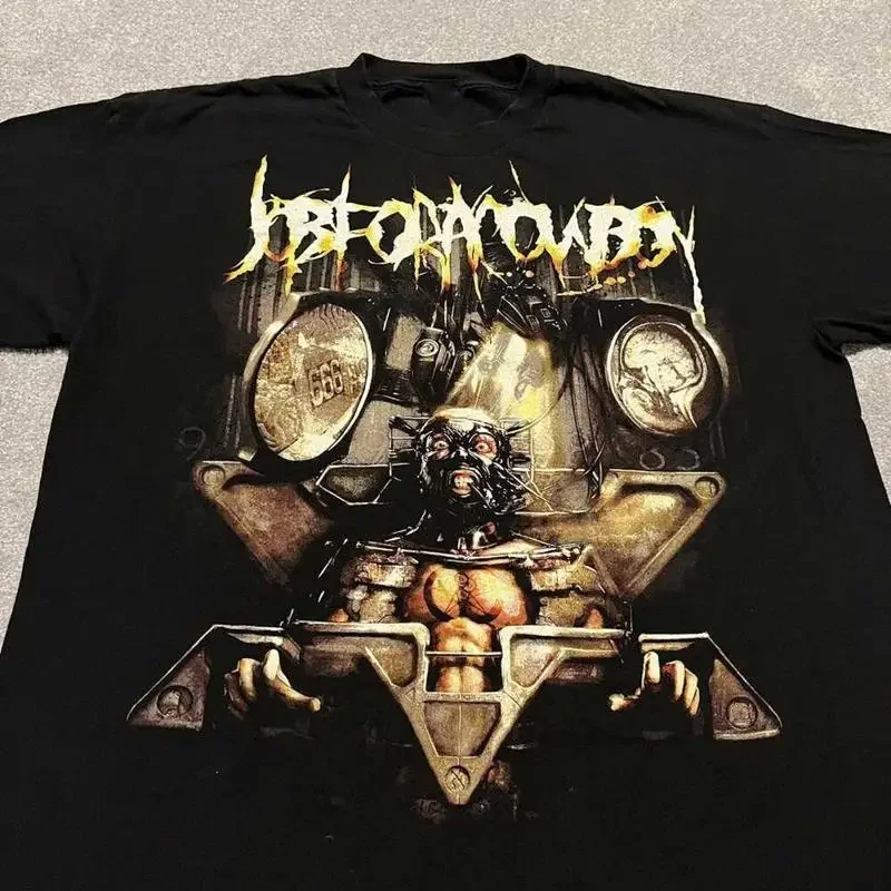 Job For A Cowboy Verichip Implant Metal Band T Shirt All Size S 5Xl