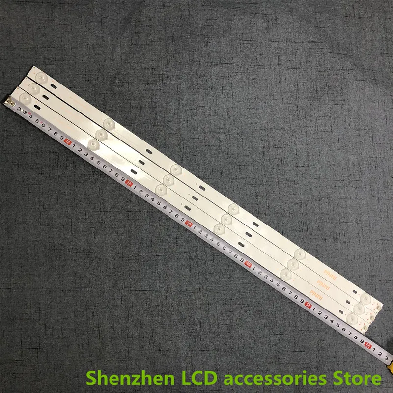 สําหรับ MG-32D2806V2C3B59018M-YY BG32A100 590 มม.6V 6LED 32 นิ้วใช้อลูมิเนียม 100% ใหม่ LCD TV Backlight บาร์