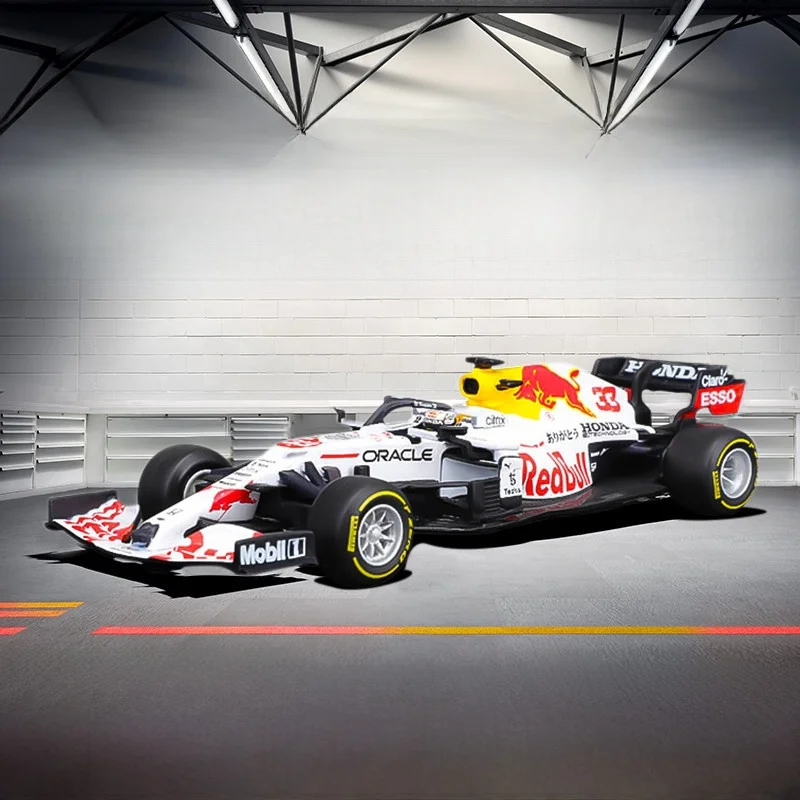 Modelo de Coche de Carreras de Fórmula 1 con Diseño F1, Simulación de Aleación Verstappen: Escala 1:43, Coleccionable Burago RB16B