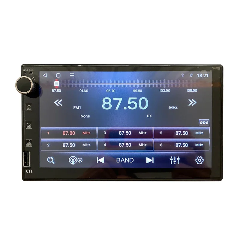 Pantalla táctil Universal de 7 pulgadas Android Autoradio Radio de coche navegación GPS reproductor Multimedia 2 Din Audio estéreo para coche