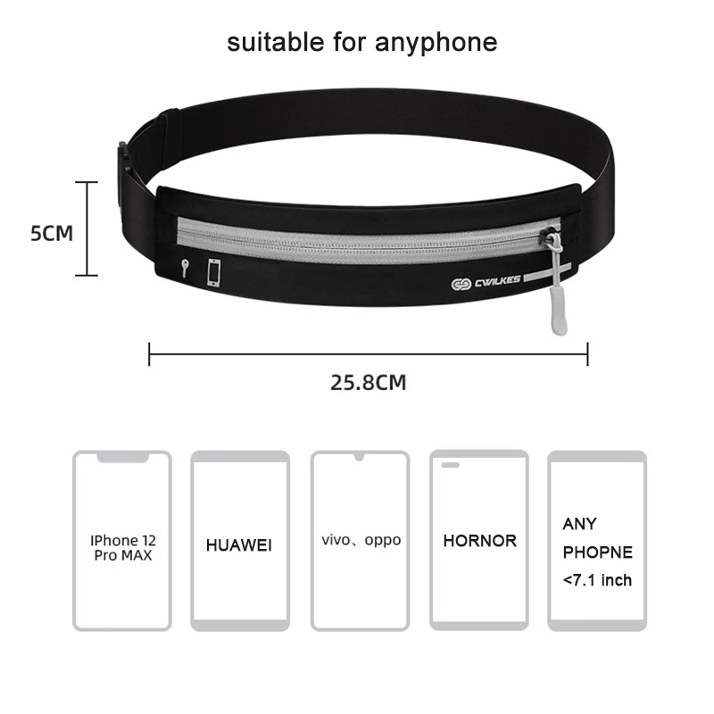 여성용 러닝 백, 방수 조깅 벨트 가방, 휴대폰 가방, 달리기 남성용 체육관 허리 가방 파우치, 달리기 스포츠 패니 팩
