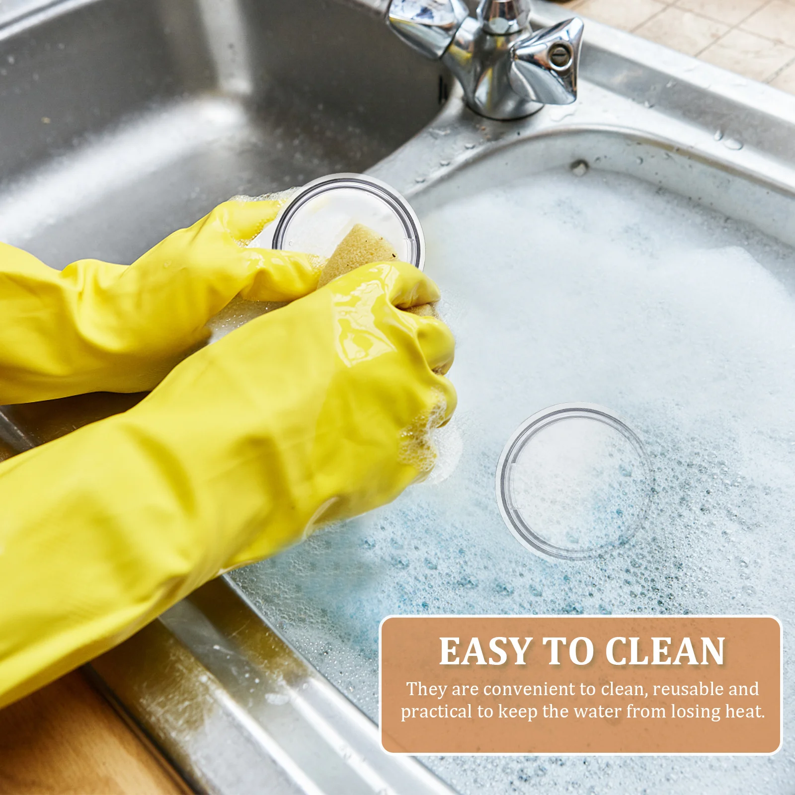 

4Pcs Airtight Liquid Cup Lids Premium Tumbler Lid Replacements Practical Cup Covers for Mugs Cups Bottles Tumblers