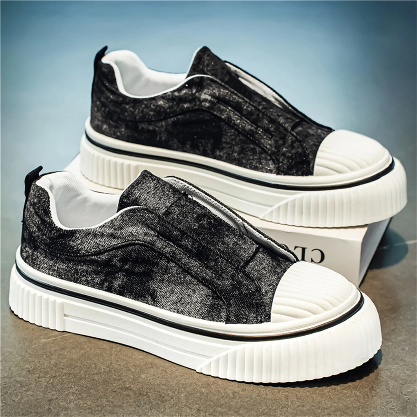 black-canvas-shoes-men's-2026-new-summer-casual-breathable-slip-on-low-top-thick-bottom-anti-slip-flat-shoes-korean-style-rou
