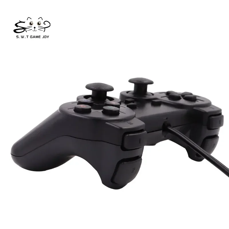 Computer Gamepad Game Controller PS2 Controller Appearance USB Joystick Controller Single Vibration Single Motor