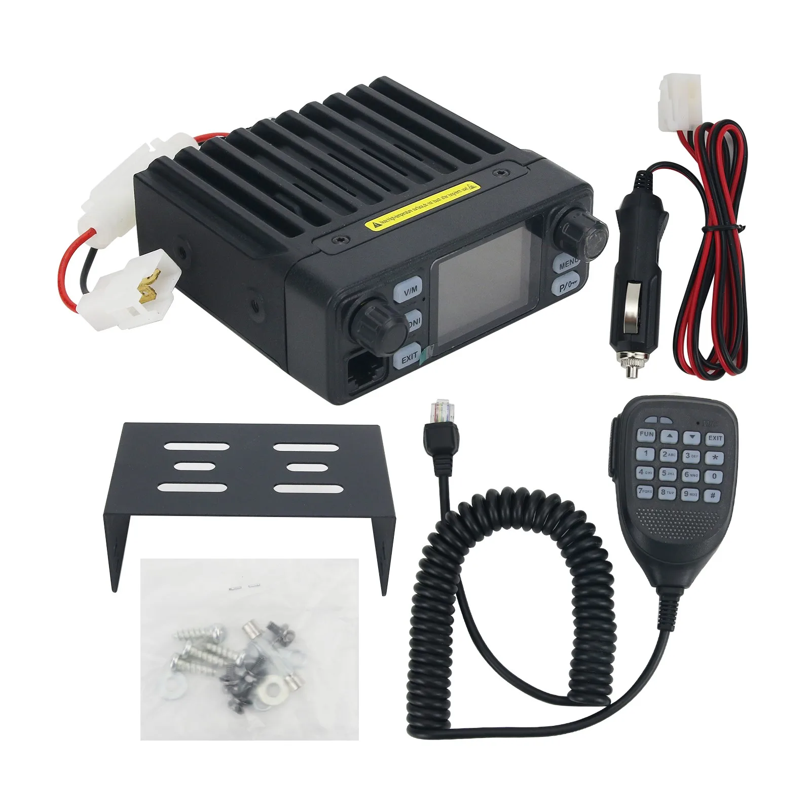HamGeek Mini Radio Mobile HG-8118 25W 136-174Mhz 400-480Mhz VHF UHF émetteur-récepteur Station d'autoradio