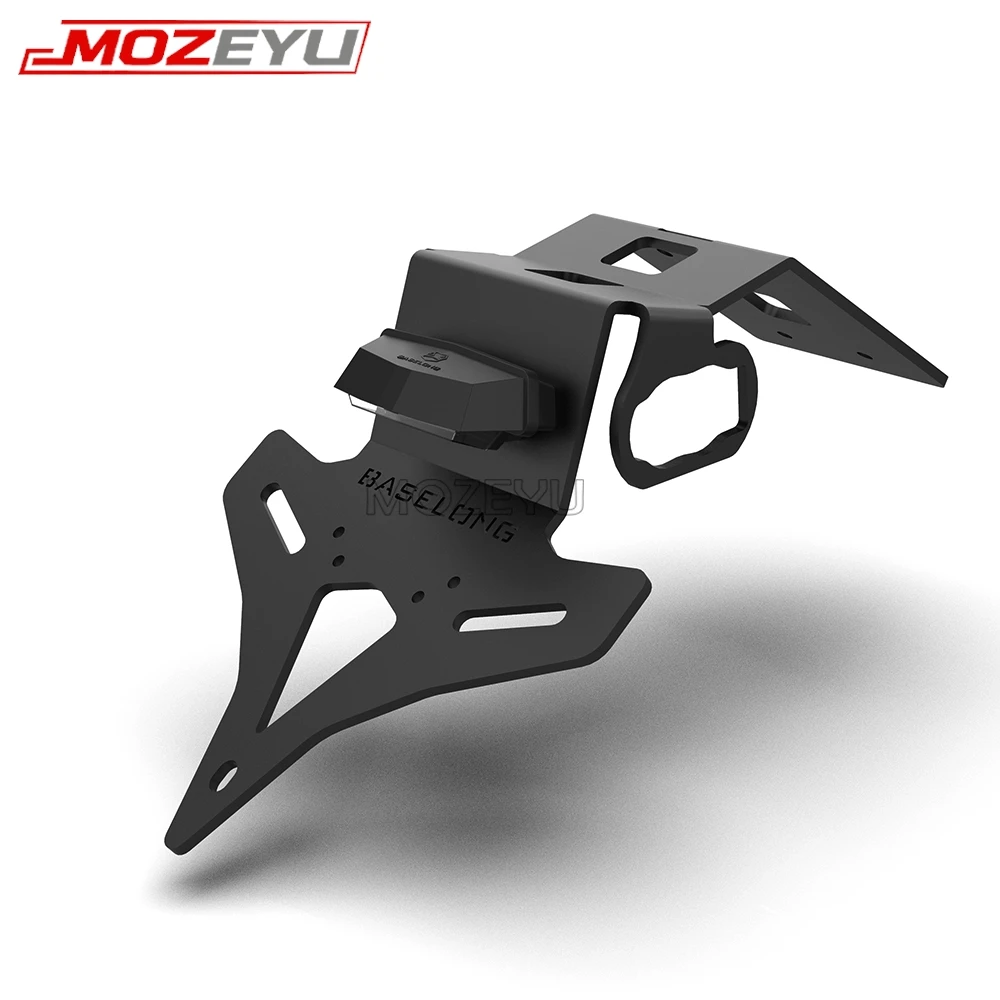MOZEYU License Plate Holder For KAWASAKI NINJA 1000 SX / Z1000SX 2016 2017 2018 2019 2020 2021 2022 2023 2024 Tail Tidy Fender 3