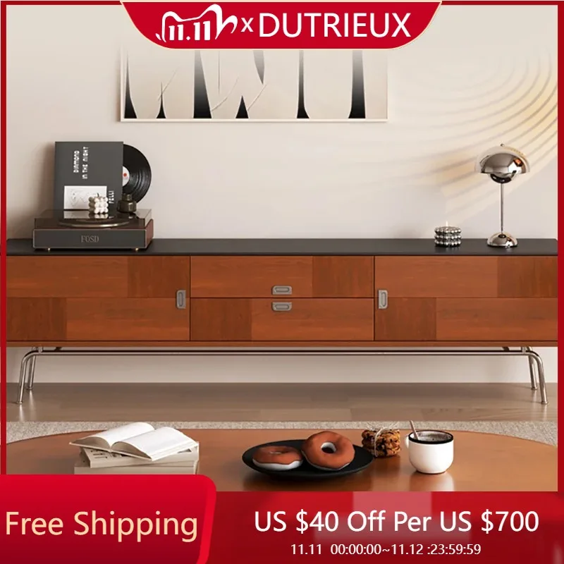 

Professional Design Tv Consoles Cabinet New Chinese Style Storage Tv Stands Space Saving Large Size Archivadores Salon Furniture