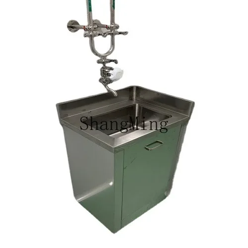 FG Hand Washing Polyester Soaking Pool Height Factory Food Electronics Clean Workshop 304 Stainless Steel Induction