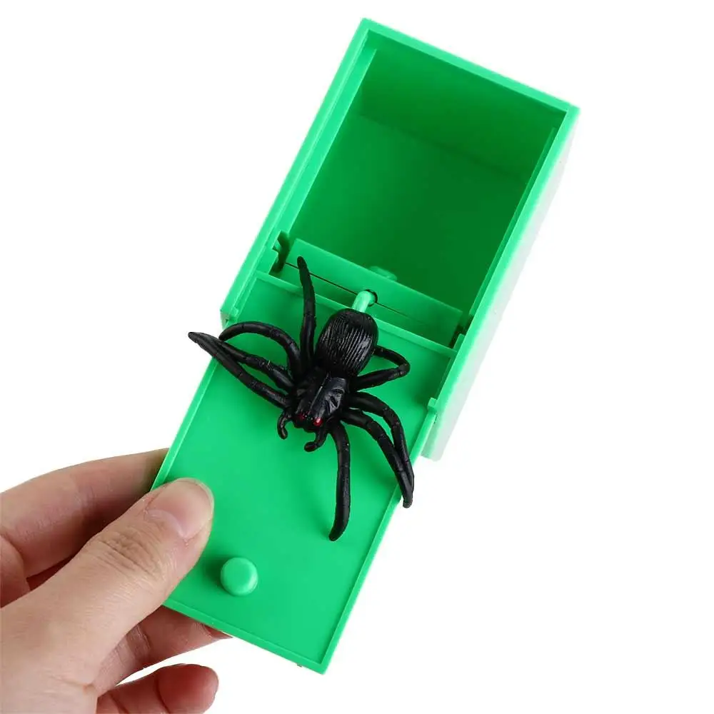 Joke Gift Funny Spider Box Bug Play Prank Toy Surprising Trick Terrifying Trick Box Home