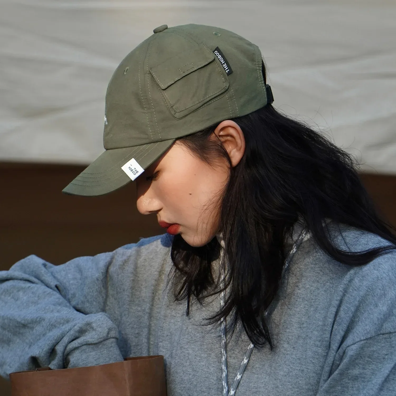 1pc Functional Outdoor Duckbill Hat - Side Pockets, Sun Protection, Sleek Practical Design for Streetwear & Outdoor Adventures