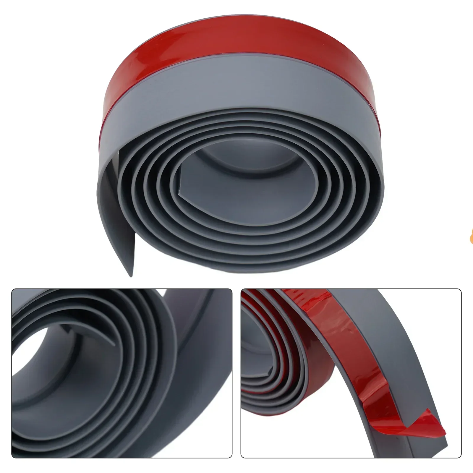 Door Bottom Seal Strip Weatherstrip Under Door Draft Stopper Self-Adhesive Insect Proof Soundproof Gap Blocker Weather Strip