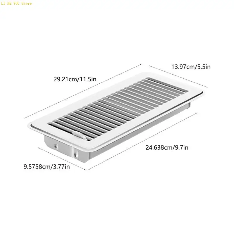 

Универсальная металлическая напольная решетка W3JE, устойчивая к ржавчине, крышка воздуховода HVAC