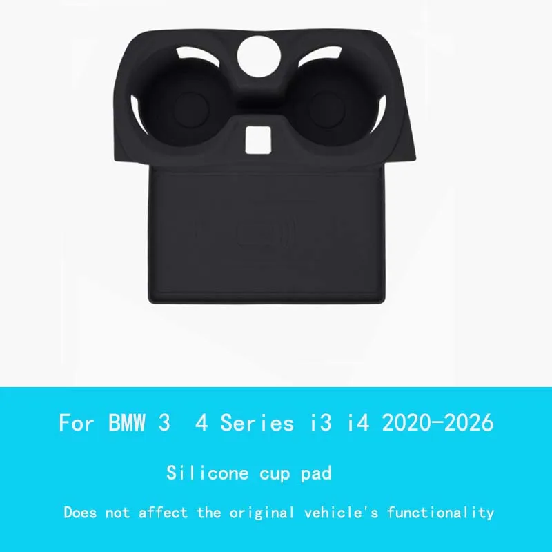 LHD Auto-accessoires interieur voor BMW 3 4 5 Serie 6GT i3 i4 middenconsole bekerhouder antislip siliconen pad, stofdicht