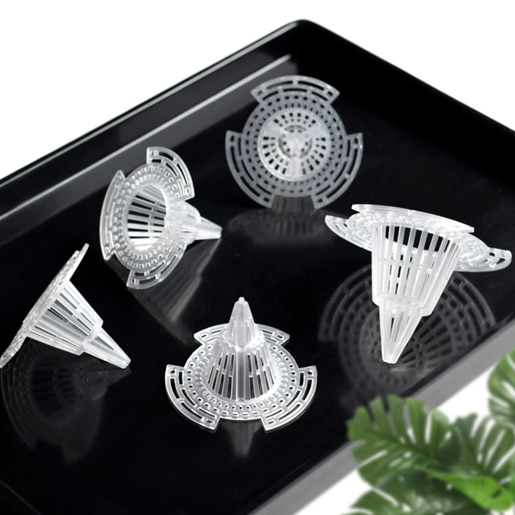 24 Peças de Filtros de Malha Plástica para Vasos de Flores, Gaxetas de Drenagem, Redes para o Fundo de Vasos para Jardim e Casa