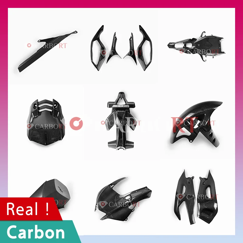 

For YAMAHA R1 R1M Carbon Fiber Full Fairing Kit 2021-2023 Frame Guard Front Rear Fender Tank Cover Panel