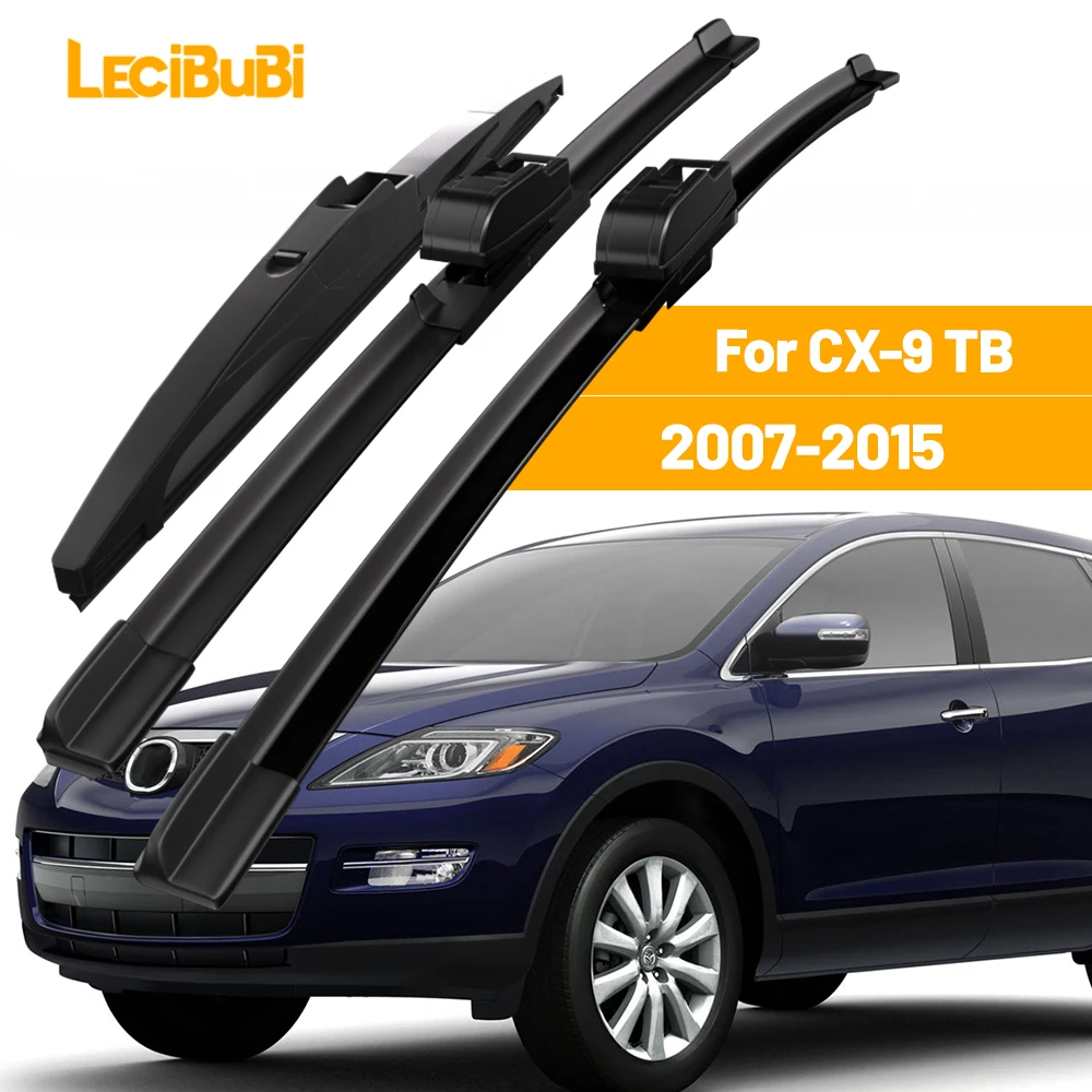 

Для Mazda CX-9 TB 2007-2015 1 комплект, щетки стеклоочистителя переднего и заднего стекла, дворники 2008 2009 2010 2011 2012, аксессуары