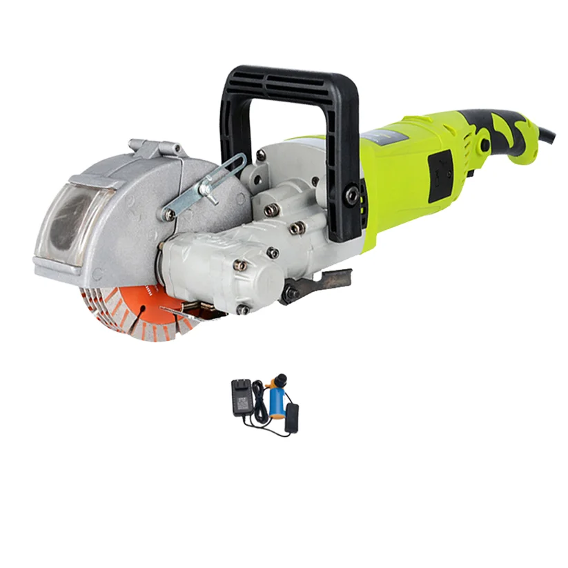 Electric Wall Grooving Machine 125mm Handheld Cutter for Brick and Concrete