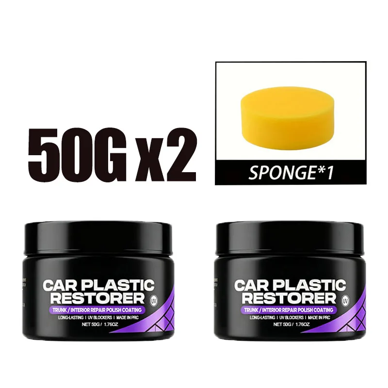 Auto Plastic Restorer Back To Black Gloss Auto-interieur Lederen Paneel Reiniging Vernieuwing Wax Coating Agent Auto Polish Repair Coating