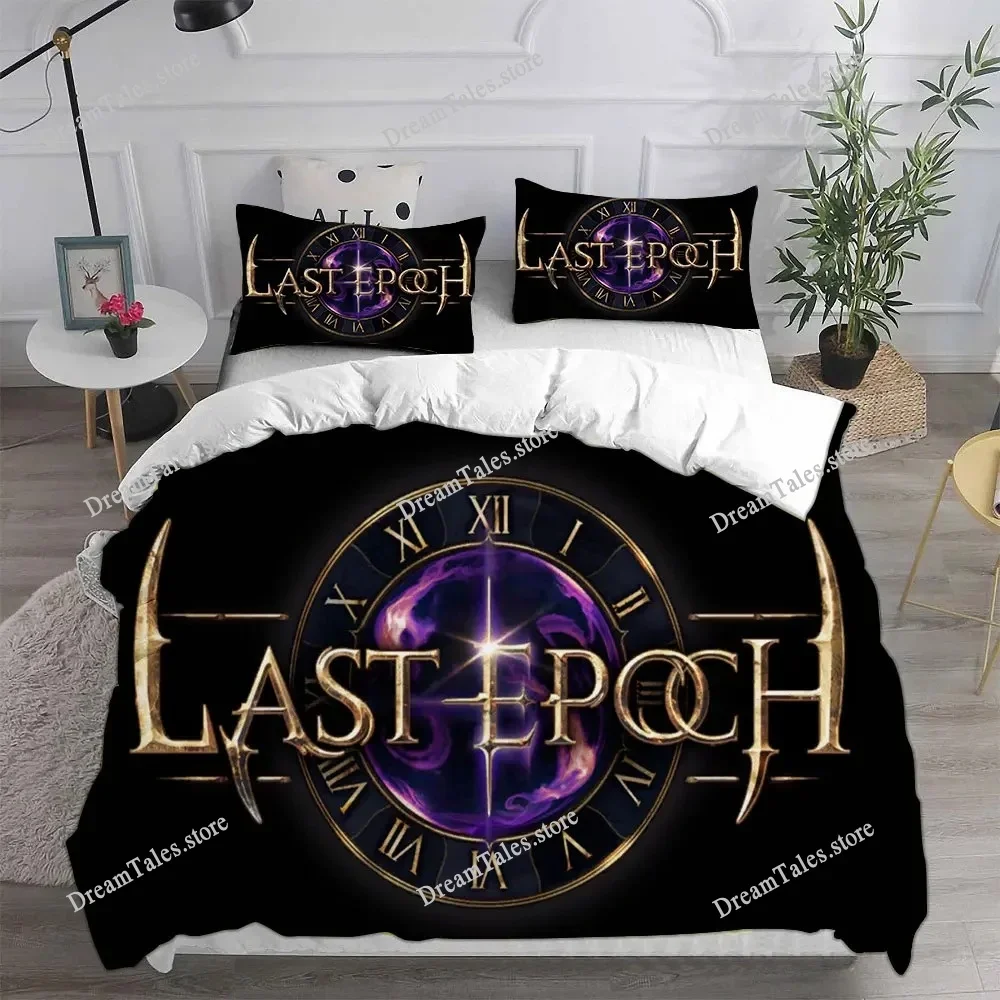 

3d Print Anime Game Last Epoch Bedding Set Boys Girls Twin Queen King Size Duvet Cover Pillowcase Bed Boys Adults Home Textiles