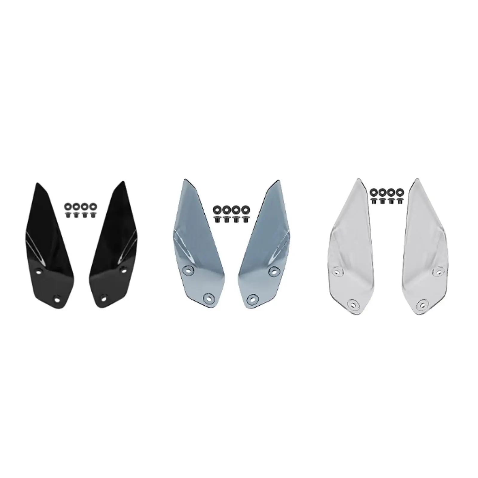 2 Pieces Motorcycle Side Wind Deflectors Practical High Performance Accessories for BMW R1200GS Adv 14-20 R1250GS Adv 19-21