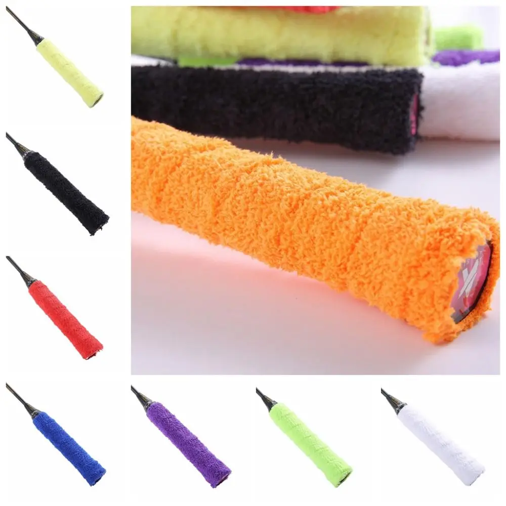 

Anti-slip Over Grip Sweatband Breathable Sweat-absorbent Fishing Rod Overgrips Towel Soft Sweat Band Grip Tape Badminton