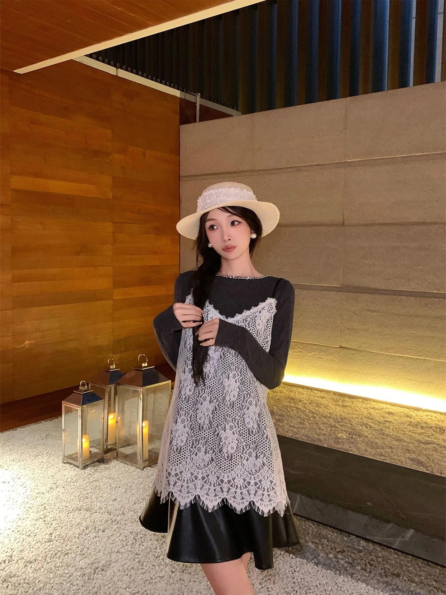 

Kun Total Bla Knitted Base irt Women's Slim Fit Inner Wear Spring New Sle Casual Comfortable Medium Thin Knitwear