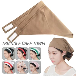 Women's Chef Hat Waiter Headscarf Japanese Izakaya Sushi Restaurant Cooking Bakery Work Cap Catering Dust Proof Sanitary Cap