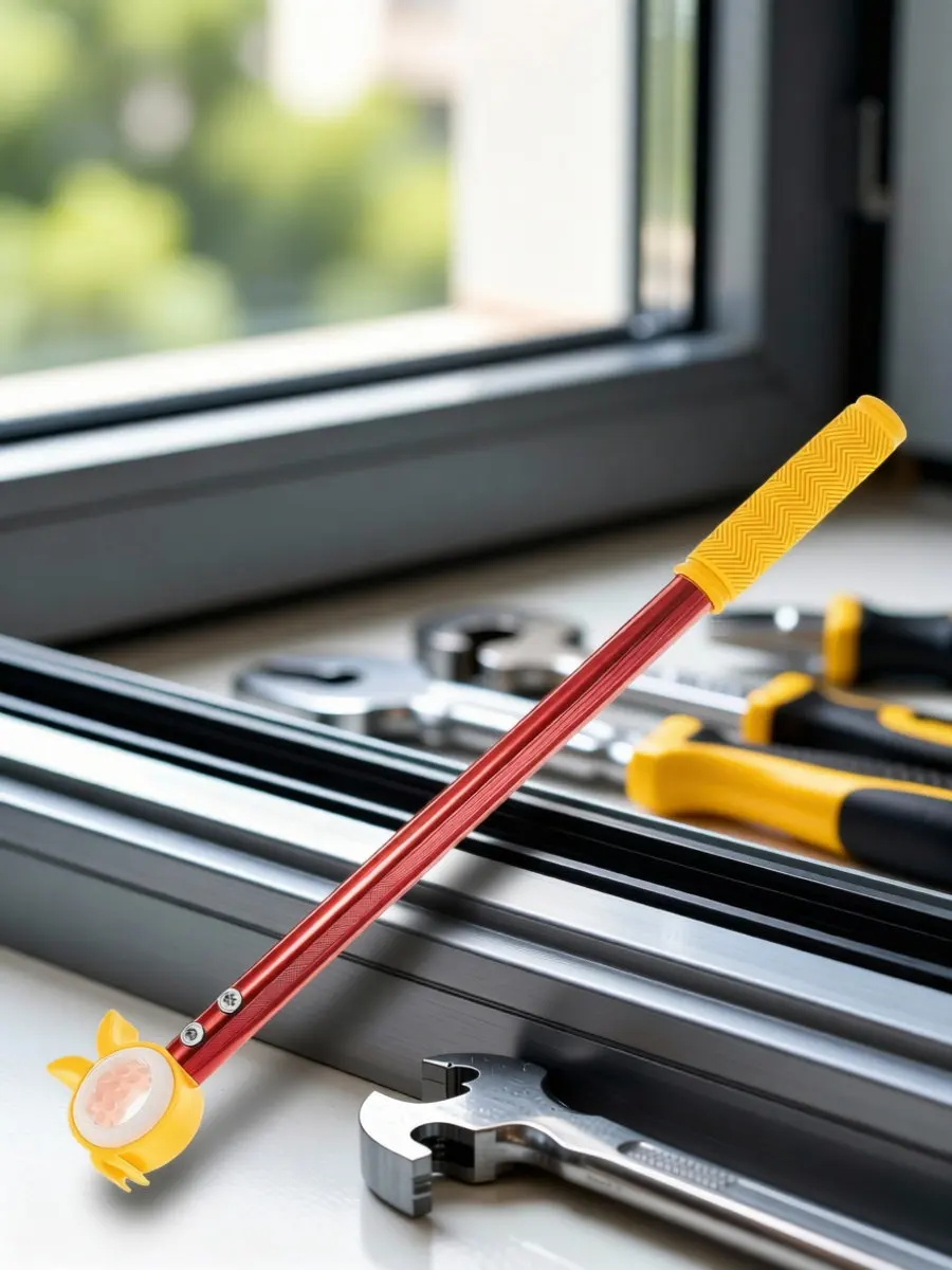 Window Opener Pole Extendable Telescopic Pull Wand for Bedrooms Kitchens Living Rooms Schools Exterior Interior High Windows