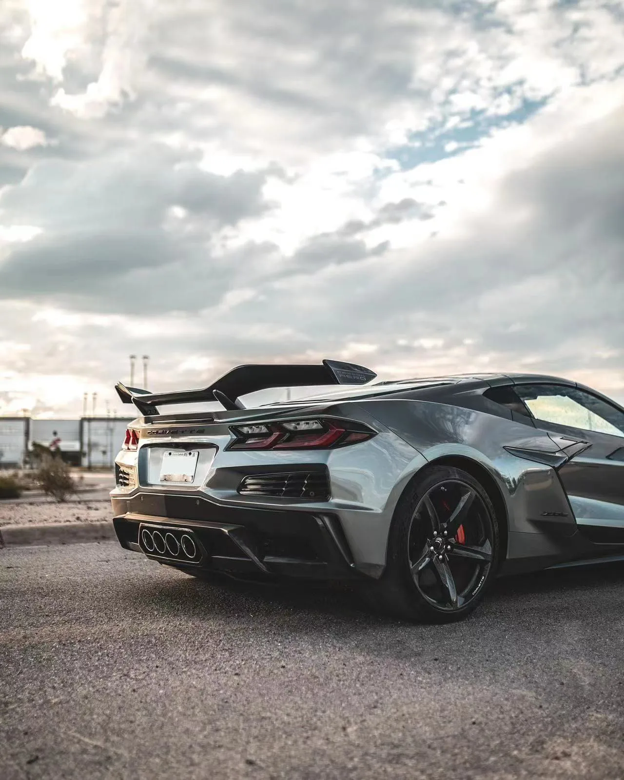 

suitable for Chevrolet Corvette C8 Carbon Fiber Spoiler Upgraded Z06 Style Wing