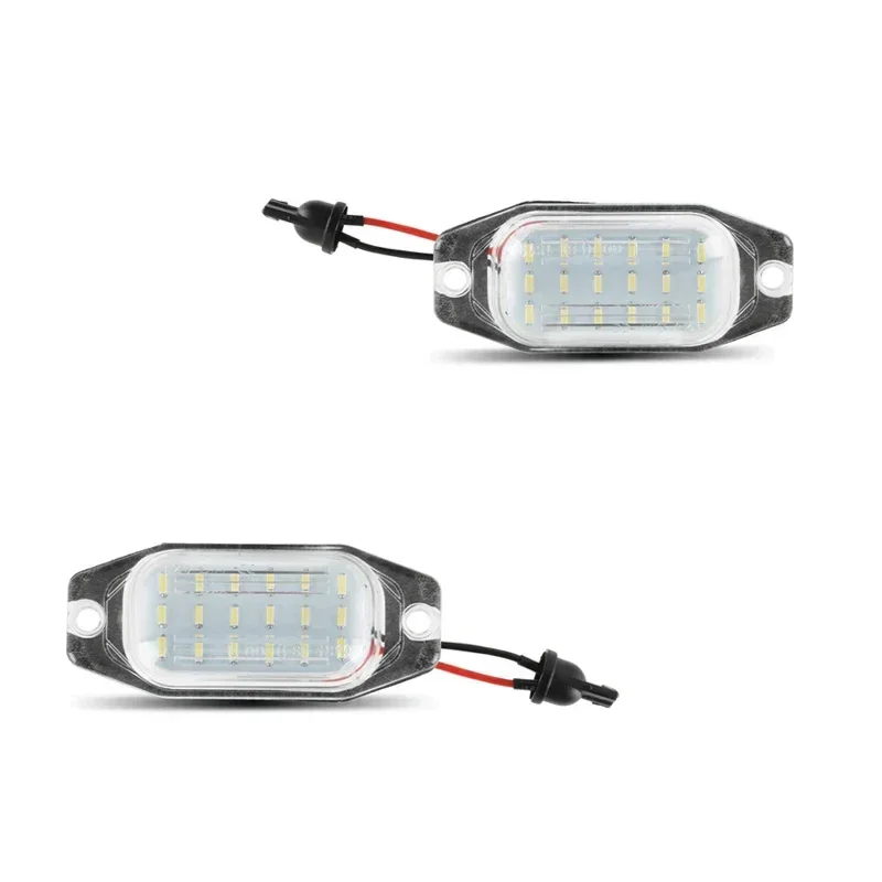 2X LED Car License Plate Light Number Lamps For Toyota Land Cruiser Prado 2010-2016 Land Cruiser(FJ80) FJ Cruiser XJ10 GSJ15