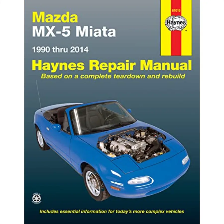 

Mazda MX5 Miata 9014 Haynes Repair Manual (Не включает информацию, специально для моделей с турбонаддувом. В комплект входит торф фаси.