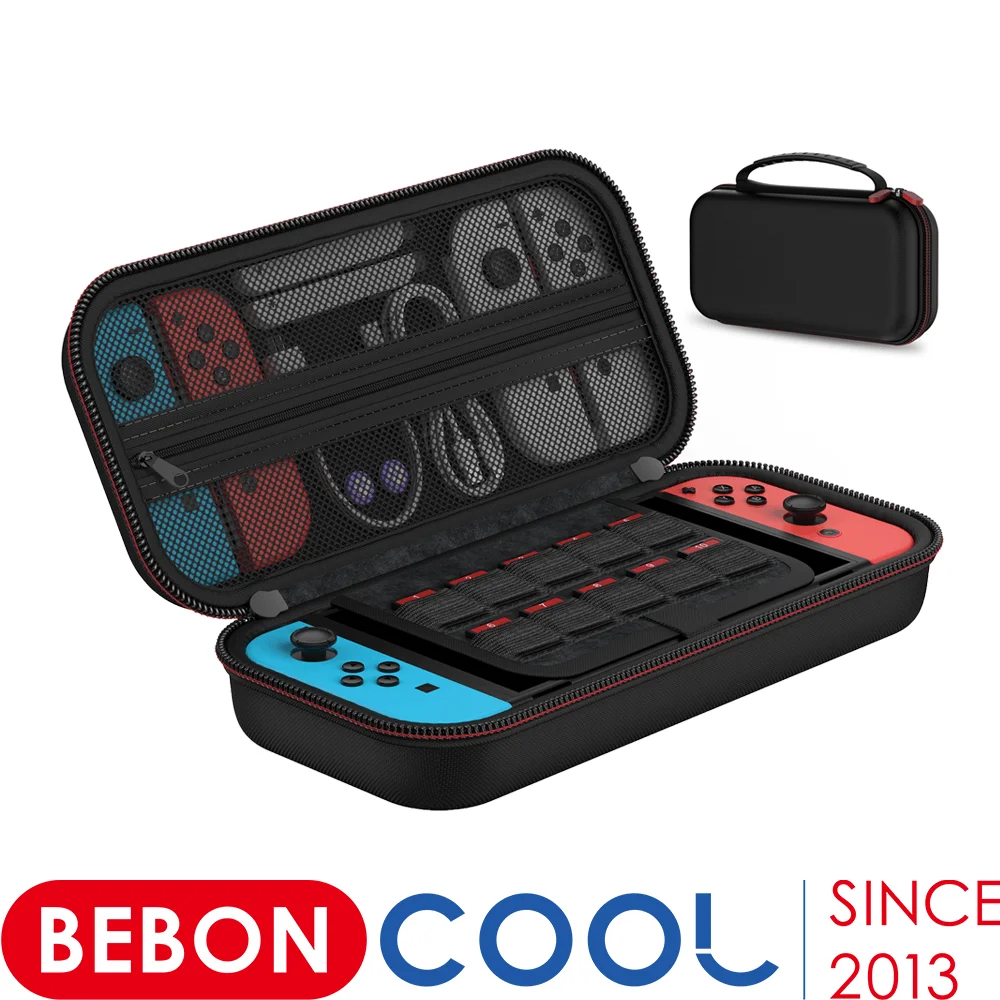 

Защитный чехол BEBOBCOOL для переноски Nintendo Switch 2, жесткий футляр для хранения консоли, сумка-чехол для аксессуаров Switch 2