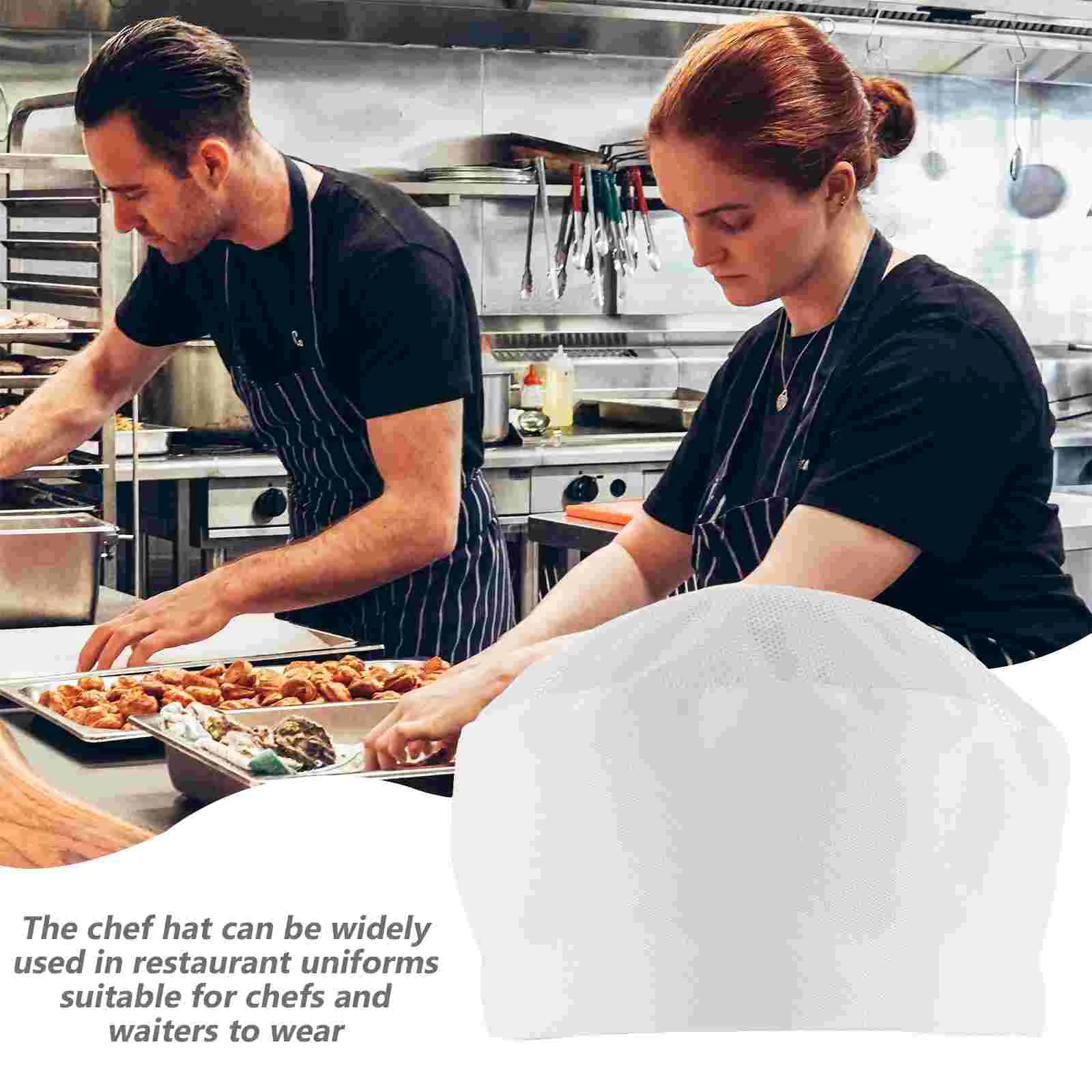 Sushi Chef Hat Bakers Kitchen Working Men Hats Polyester Bakery Cook Wear-resistant Cooking Man for