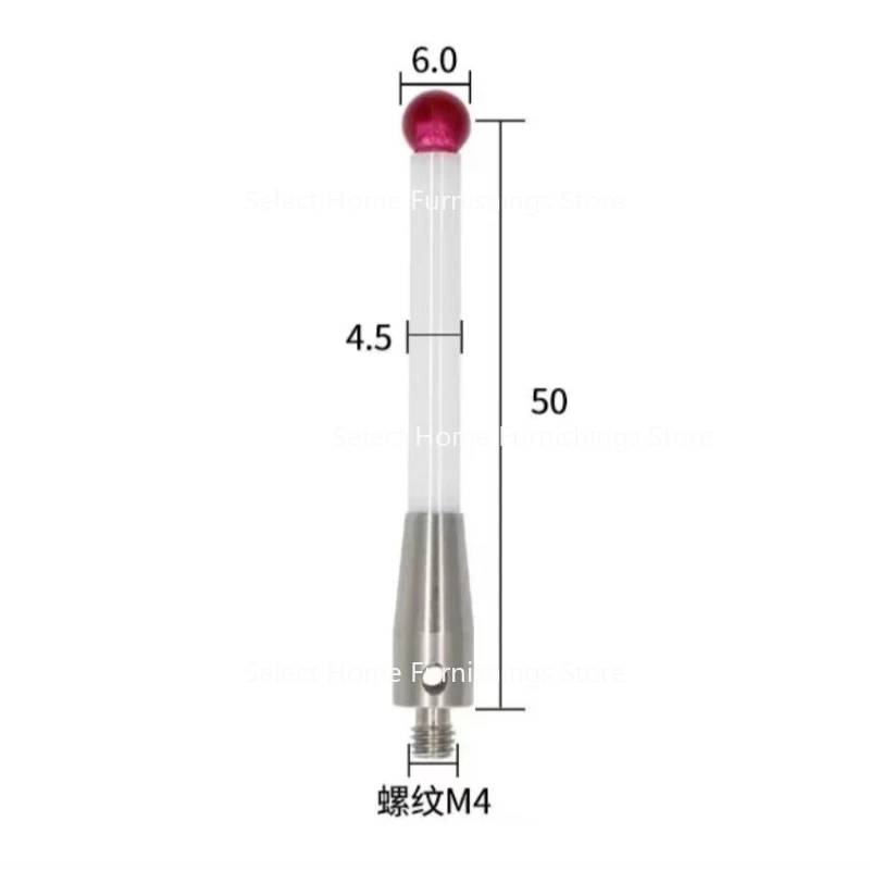 

Применитесь к контактам, аксессуар для тестирования зонда керамического вала A-5000-3709, шаровая головка 6 мм, CMM
