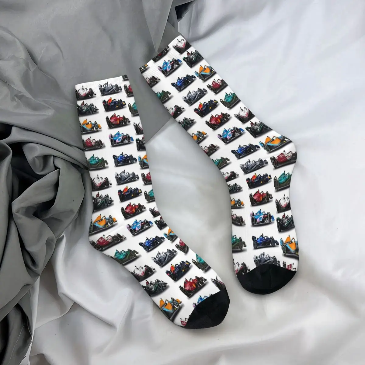 All Cars 2022 F1 Formula 1 Socks Male Mens Women Winter Stockings Printed