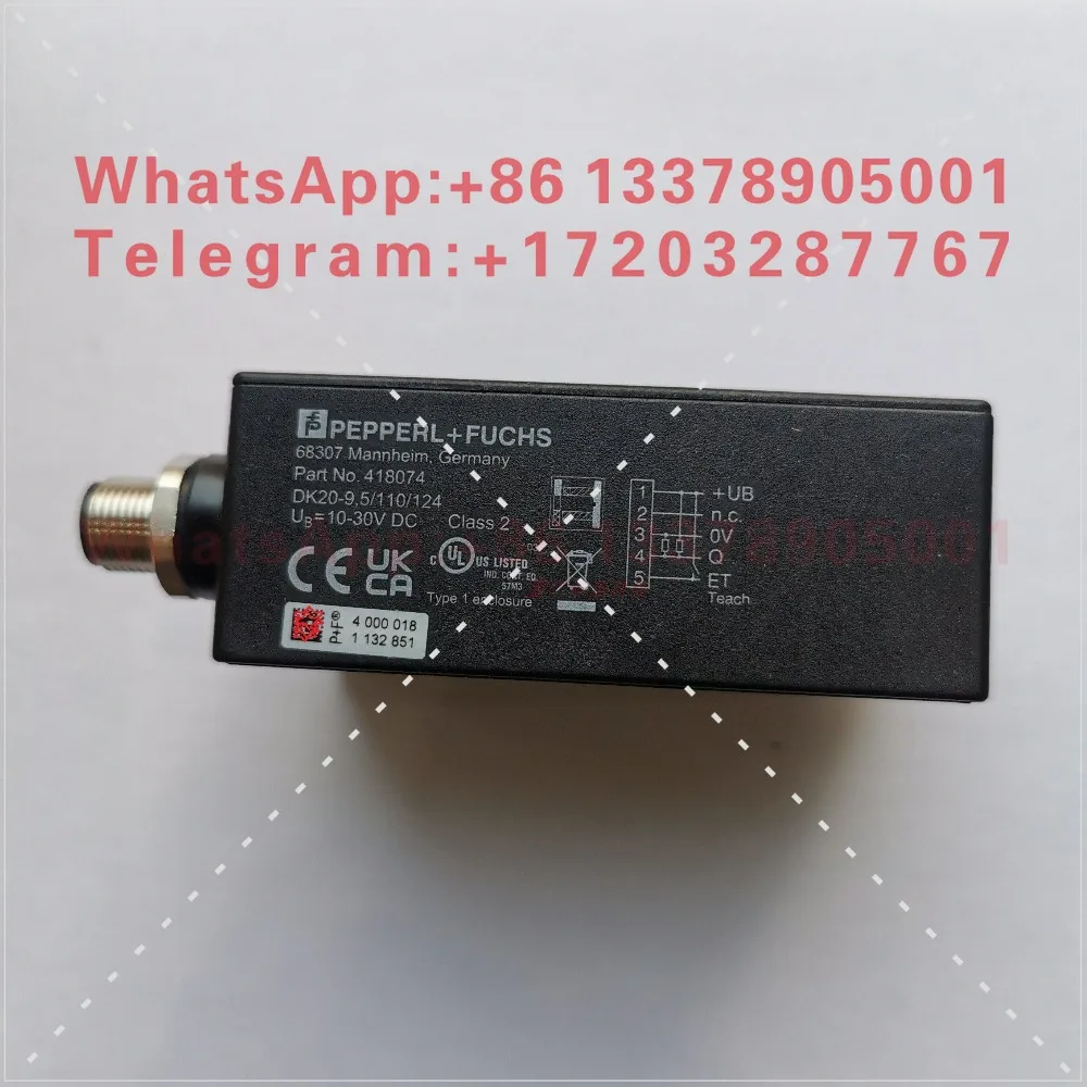 DK20-9,5/110/124 Multiplex color standard photoelectric sensor, item number: 418074 brand new and original