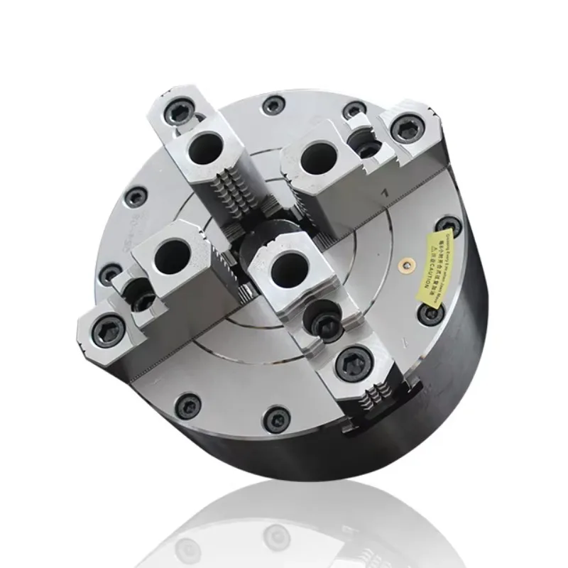 

QS4-04 4 Jaw Lathe Chuck 6/8/10/12 Inch Non Through-Hole Pneumatic Chuck Hydraulic Chuck 4 Jaw for CNC Lathe Machine