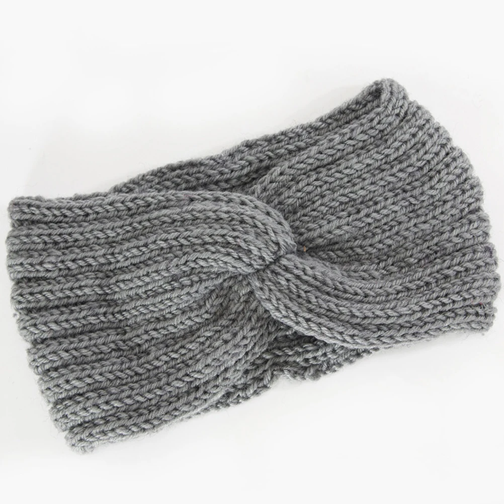 

4Pcs Women Headb s Wool Cross Hairb s Fashion Headwraps Warm Stylish Elastic Knitted Comfortable AntiSlip Fits Most Hair