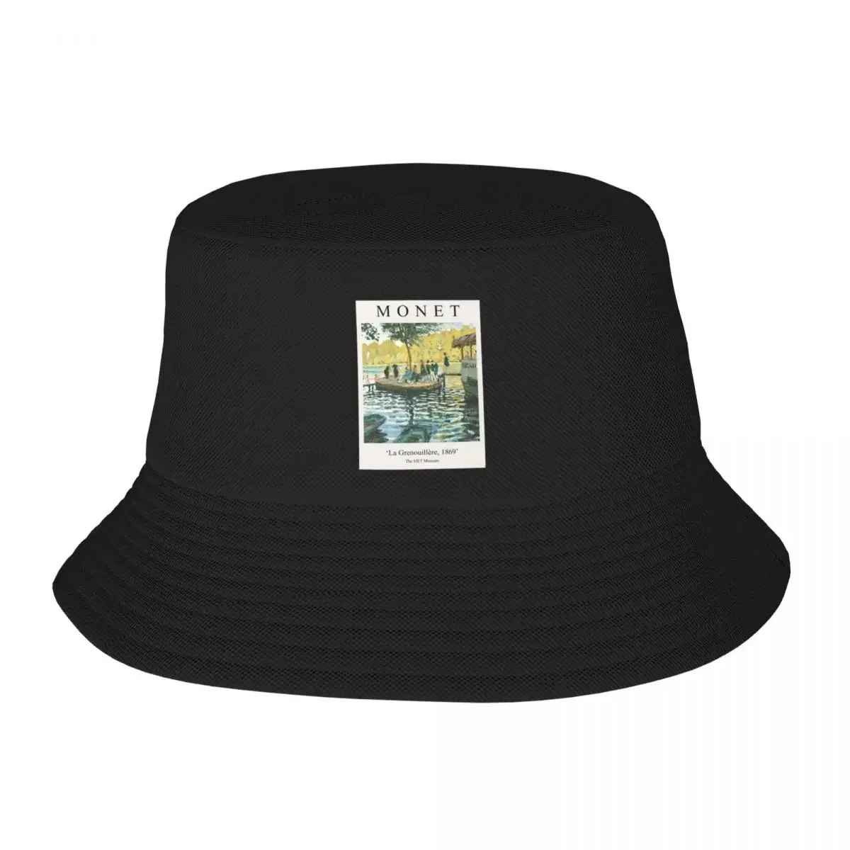 Claude Monet - La Grenouillere Bucket Hat Trucker Cap Trucker Hat Caps Male Women's