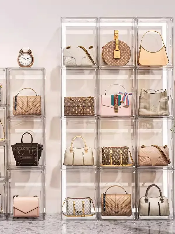 

Многофункциональный прозрачный пылезащитный роскошный ящик для хранения духов, витрина, органайзер для фигурок, решение для домашнего хранения