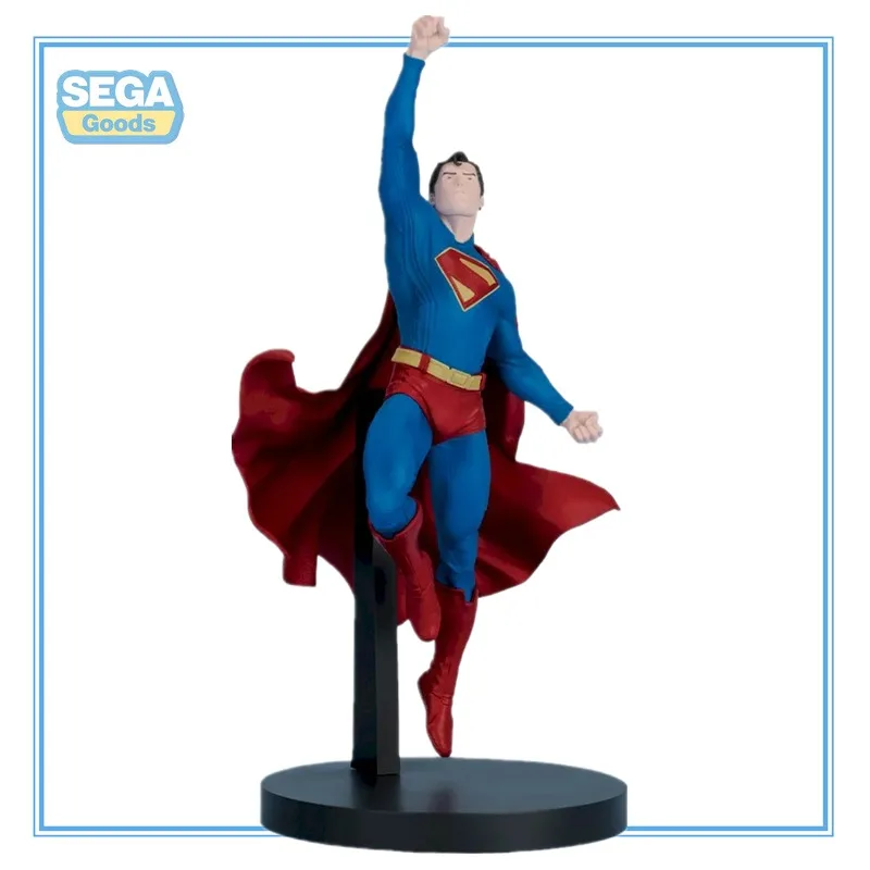 

Original Genuine Model SEGA Act/Cut Superman 10x21cm Superman Figure Anime Figurine Collections Toys Gifts for Children