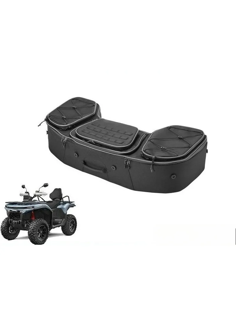 For CFMOTO CFORCE C4 C5 ATV Rear Rack Soft Cargo Bag Assembly Waterproof Storage Pack