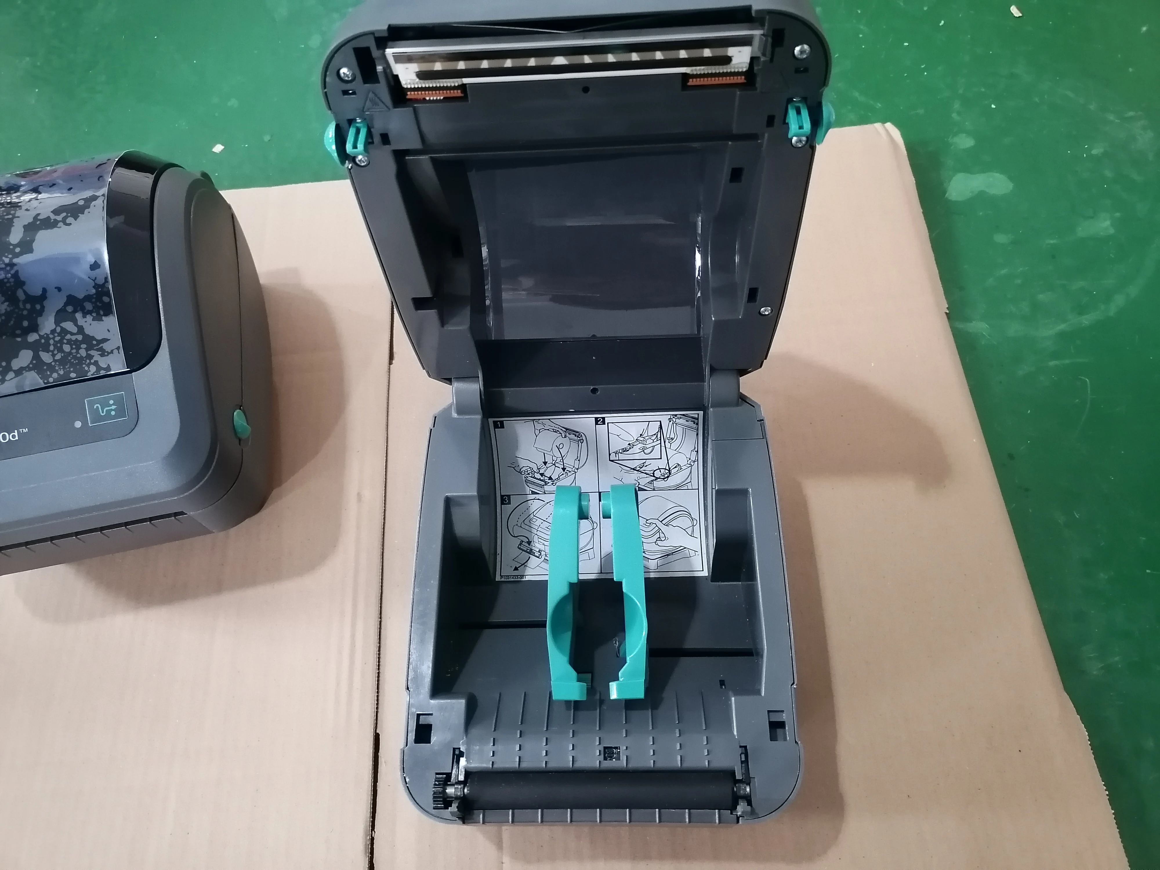 ZEBRA 90% NEW Zebra GX420d gx420d thermal label printer network port plus USB interface bar code machine