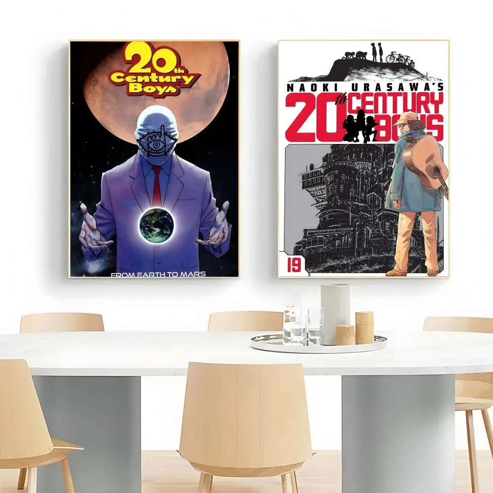 Anime Mystery T-20th Century Boys Poster Wall Art Print Decorative Mural Home Decor Gift Unframed